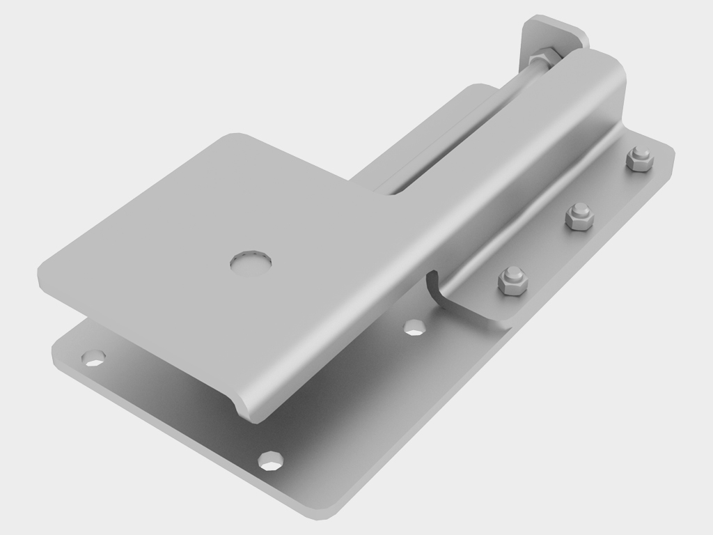 Кронштейн крепления привода позволяет отрегулировать натяжение цепи.